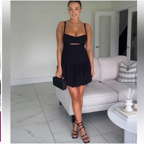 ZARA BALLOON MINI DRESS NWT - Picture 3 of 16